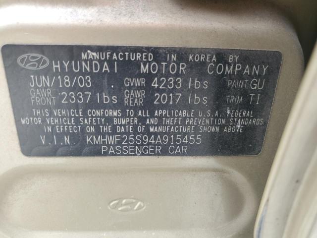 Photo 11 VIN: KMHWF25S94A915455 - HYUNDAI SONATA 