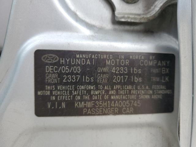 Photo 11 VIN: KMHWF35H14A005745 - HYUNDAI SONATA 