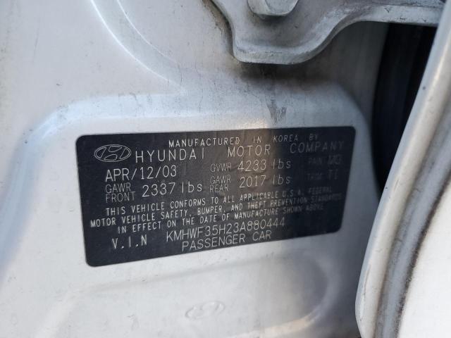 Photo 10 VIN: KMHWF35H23A880444 - HYUNDAI SONATA 