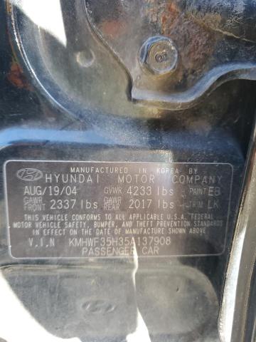 Photo 11 VIN: KMHWF35H35A137908 - HYUNDAI SONATA GLS 