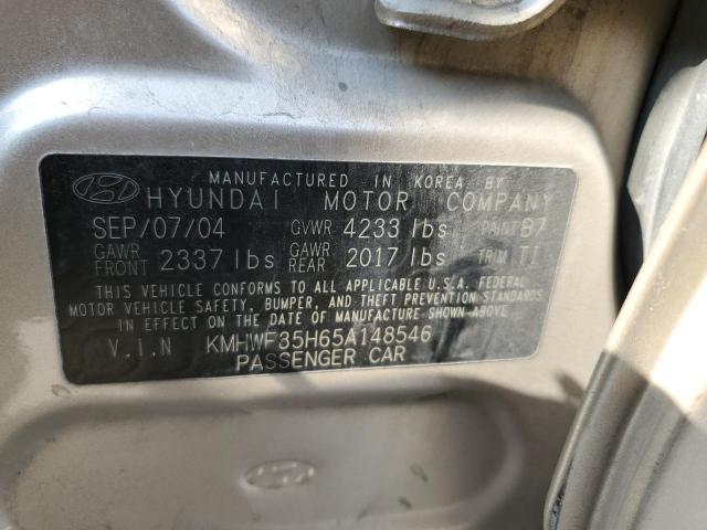 Photo 11 VIN: KMHWF35H65A148546 - HYUNDAI SONATA GLS 