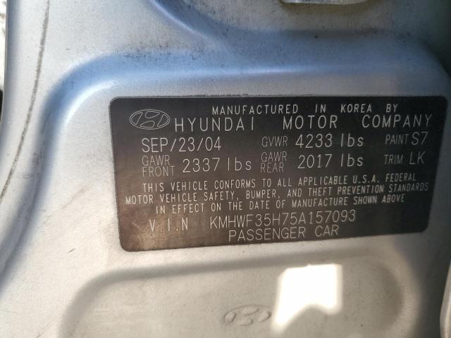 Photo 11 VIN: KMHWF35H75A157093 - HYUNDAI SONATA GLS 