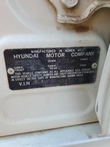 Photo 12 VIN: KMHWF35H83A777156 - HYUNDAI SONATA GLS 