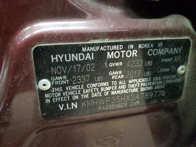 Photo 11 VIN: KMHWF35HX3A789776 - HYUNDAI SONATA 