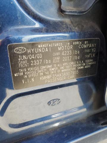 Photo 11 VIN: KMHWF35HX3A907955 - HYUNDAI SONATA 