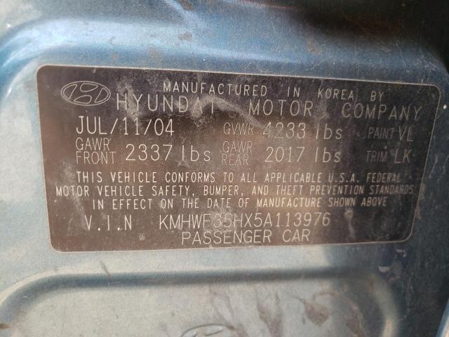 Photo 11 VIN: KMHWF35HX5A113976 - HYUNDAI SONATA GLS 