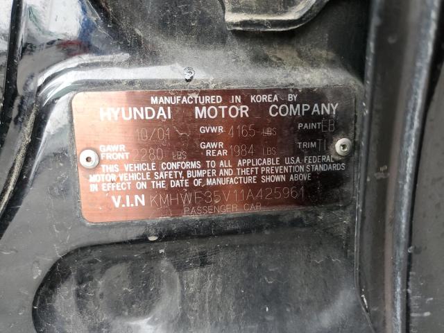 Photo 11 VIN: KMHWF35V11A425961 - HYUNDAI SONATA GLS 