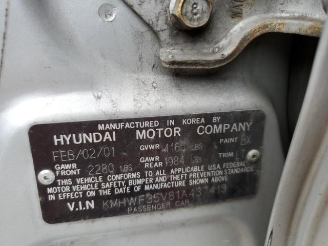 Photo 11 VIN: KMHWF35V81A437413 - HYUNDAI SONATA 