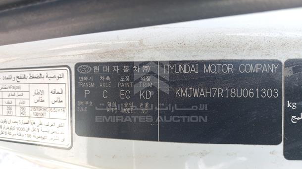 Photo 10 VIN: KMJWAH7R18U061303 - HYUNDAI H1 