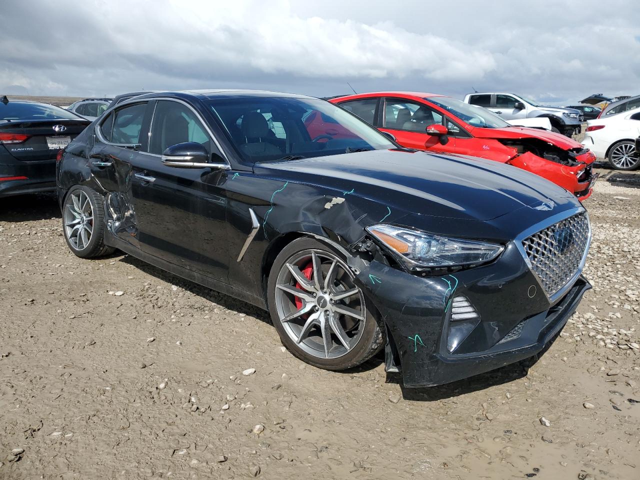 Photo 3 VIN: KMTG34LE6KU026345 - GENESIS G70 