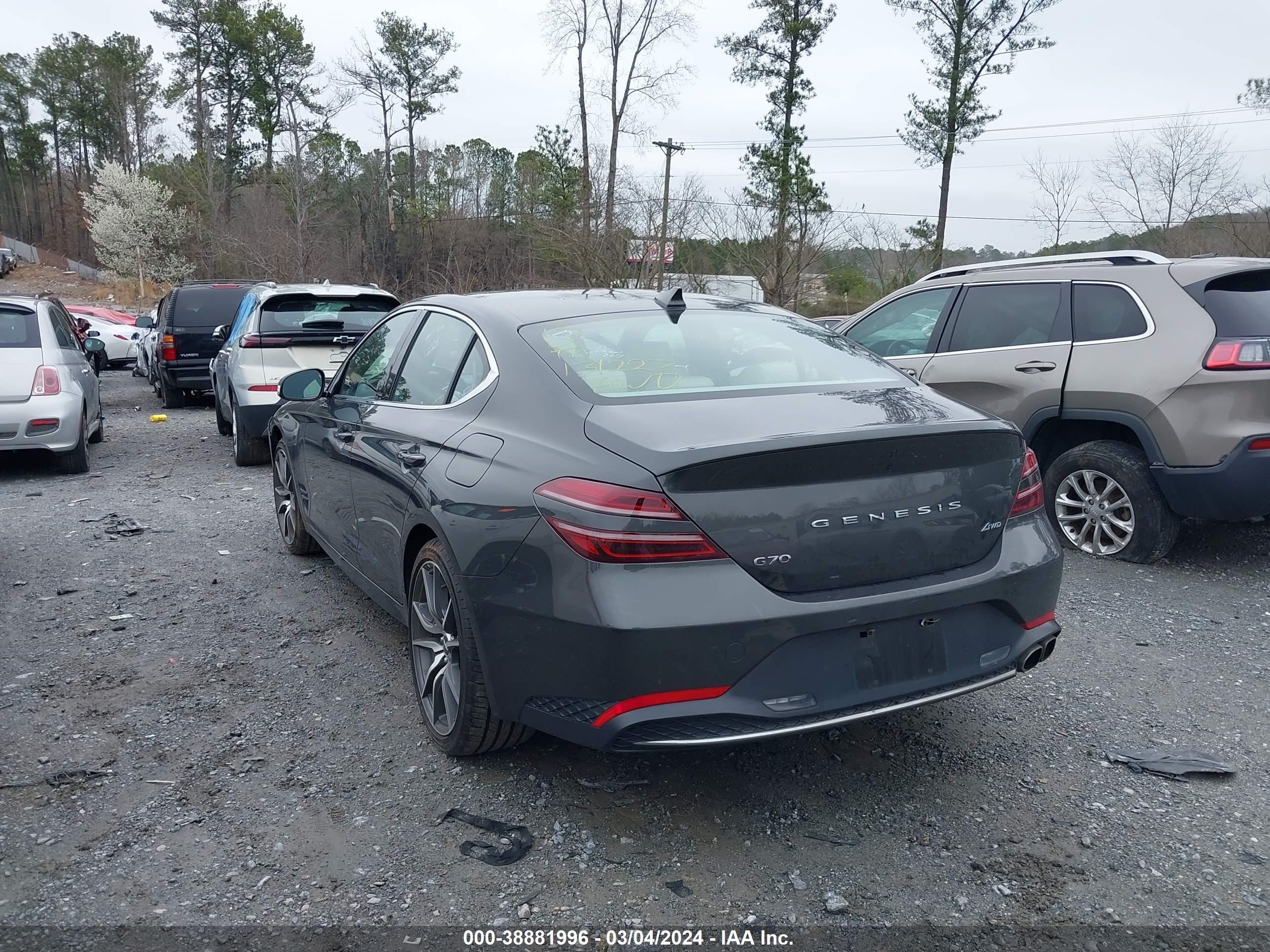 Photo 2 VIN: KMTG34TA7PU131223 - GENESIS G70 