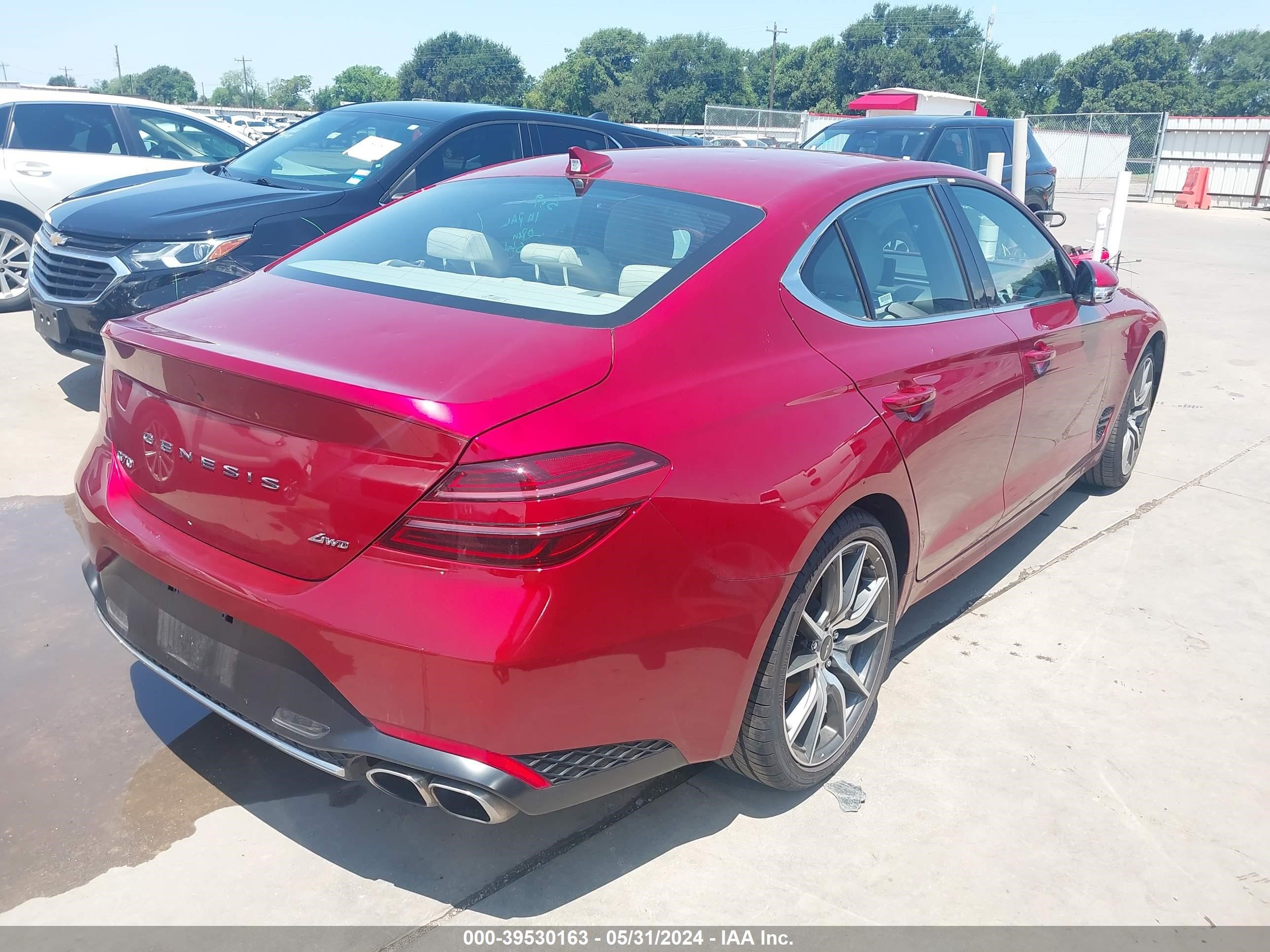 Photo 3 VIN: KMTG34TA8PU129660 - GENESIS G70 