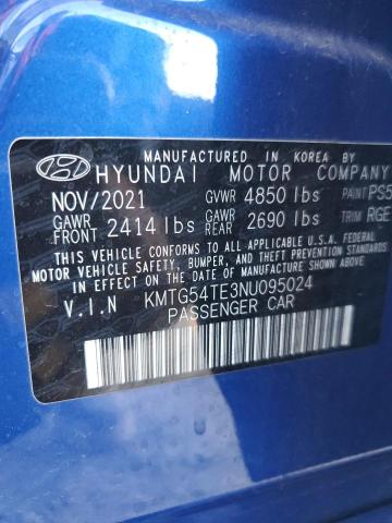 Photo 11 VIN: KMTG54TE3NU095024 - GENESIS G70 BASE 