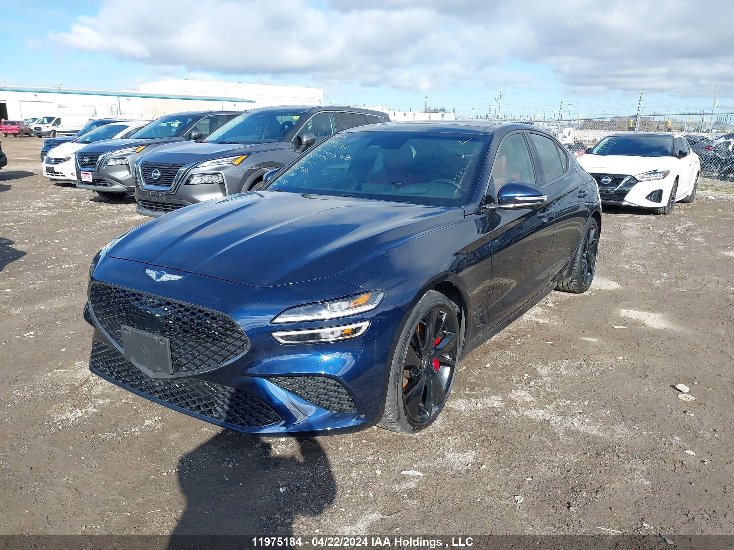 Photo 1 VIN: KMTG54TE9NU087509 - GENESIS G70 