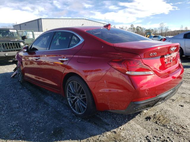 Photo 2 VIN: KMTG64LA3KU020510 - GENESIS G70 ADVANC 