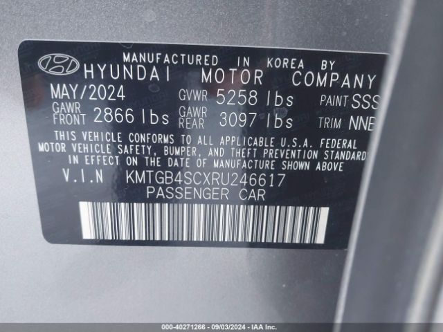 Photo 9 VIN: KMTGB4SCXRU246617 - GENESIS G80 