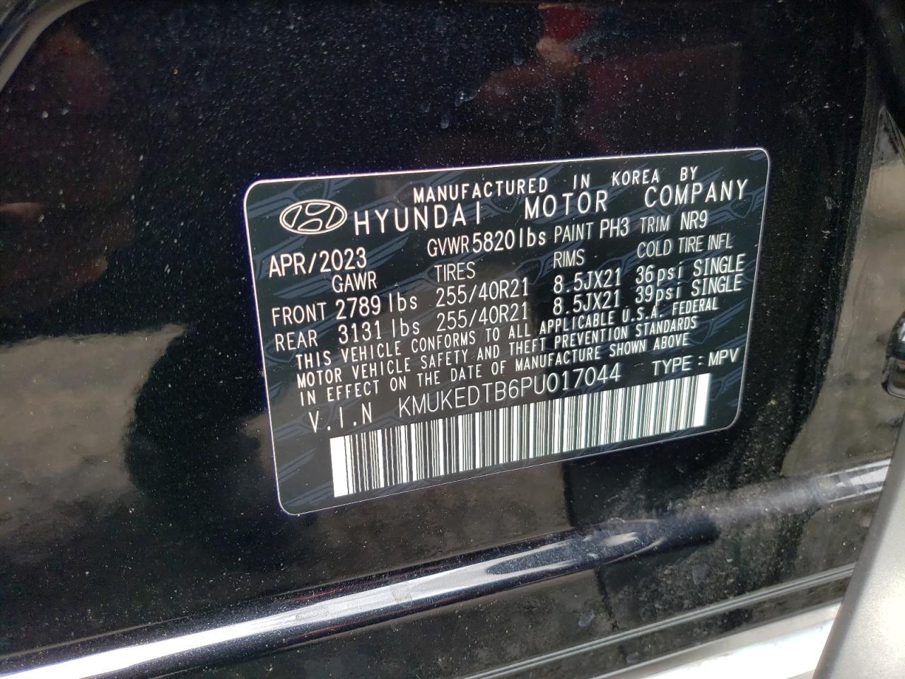 Photo 11 VIN: KMUKEDTB6PU017044 - GENESIS G-80 