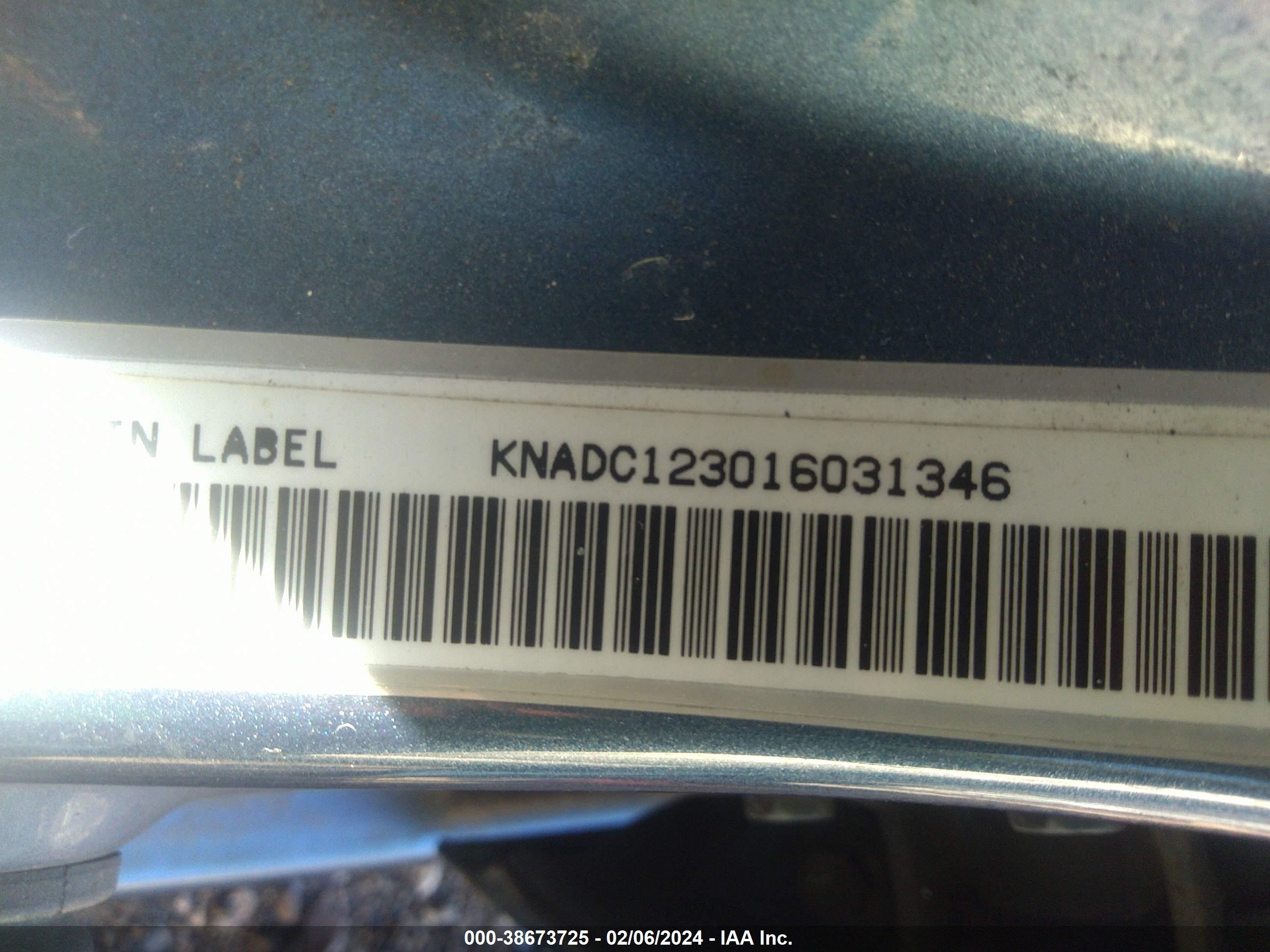 Photo 8 VIN: KNADC123016031346 - KIA RIO 