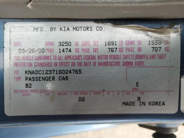 Photo 11 VIN: KNADC123716024765 - KIA RIO 