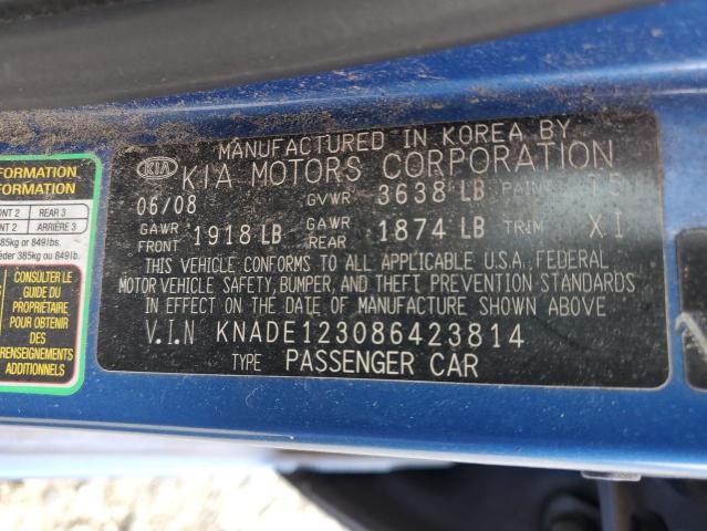 Photo 11 VIN: KNADE123086423814 - KIA RIO 