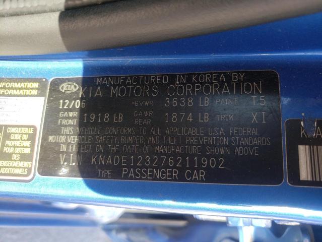 Photo 9 VIN: KNADE123276211902 - KIA RIO BASE 