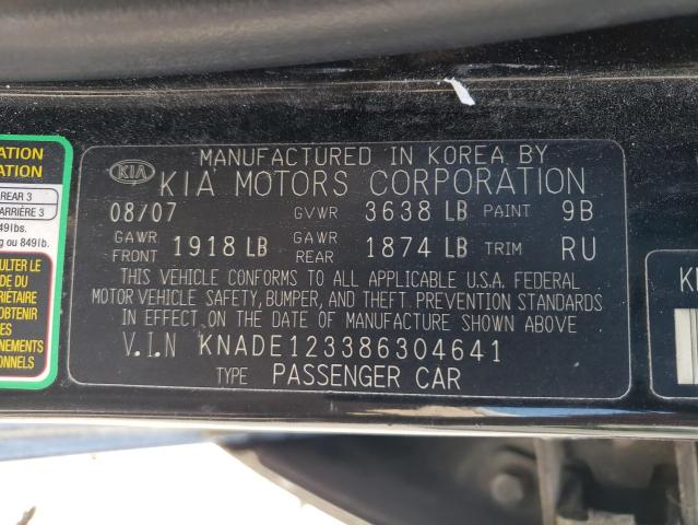 Photo 11 VIN: KNADE123386304641 - KIA RIO 