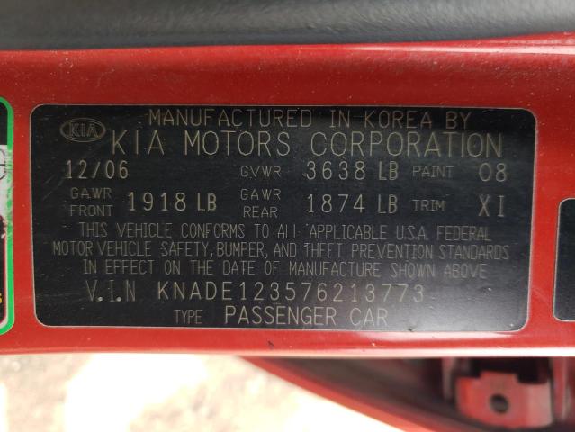 Photo 11 VIN: KNADE123576213773 - KIA RIO 