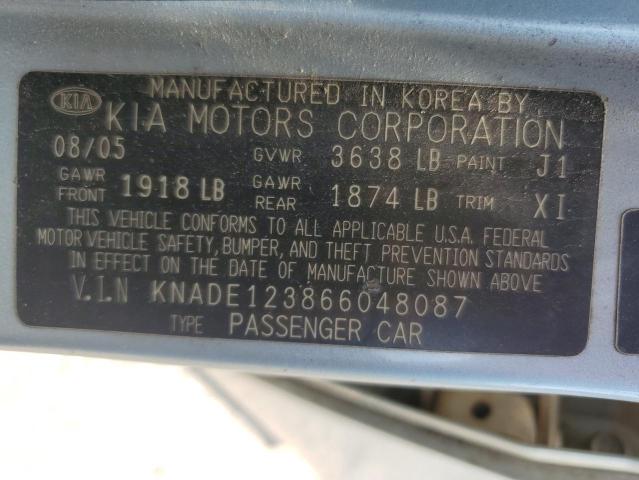 Photo 12 VIN: KNADE123866048087 - KIA RIO 