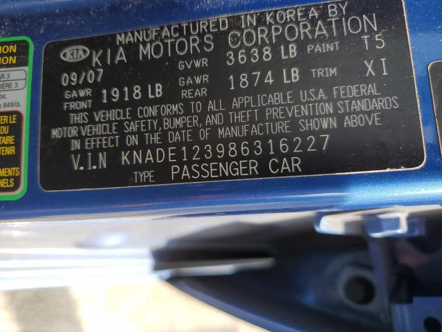 Photo 11 VIN: KNADE123986316227 - KIA RIO 