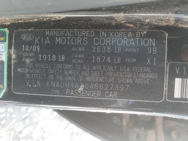 Photo 9 VIN: KNADH4A30A6627397 - KIA RIO LX 