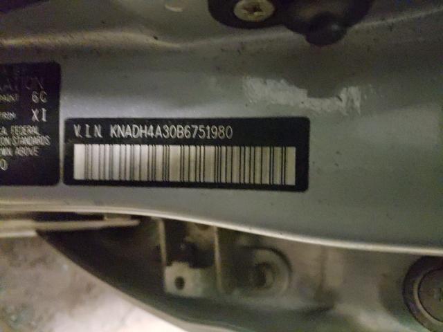 Photo 9 VIN: KNADH4A30B6751980 - KIA RIO 