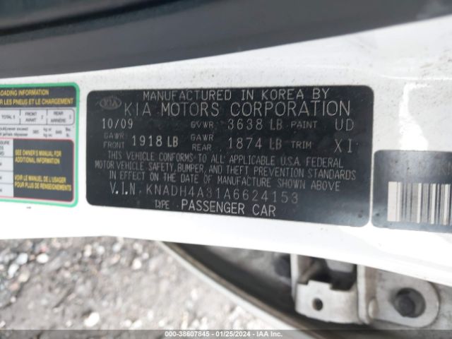 Photo 8 VIN: KNADH4A31A6624153 - KIA RIO 