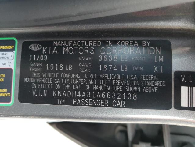 Photo 9 VIN: KNADH4A31A6632138 - KIA RIO LX 