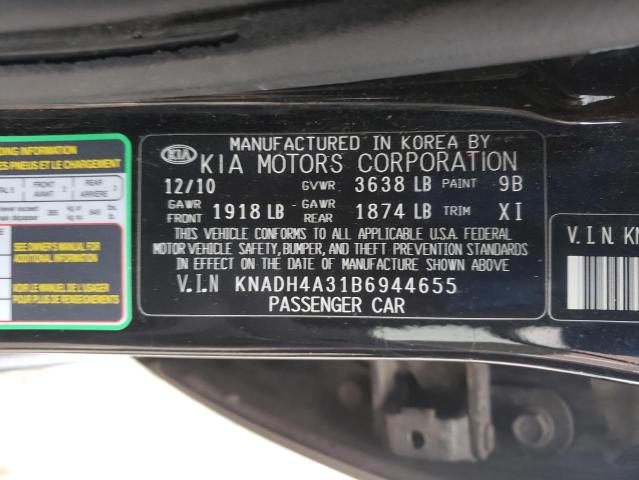 Photo 9 VIN: KNADH4A31B6944655 - KIA RIO BASE 