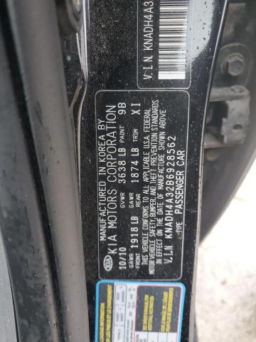 Photo 11 VIN: KNADH4A32B6928562 - KIA RIO BASE 