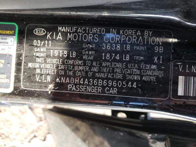 Photo 11 VIN: KNADH4A36B6960544 - KIA RIO BASE 