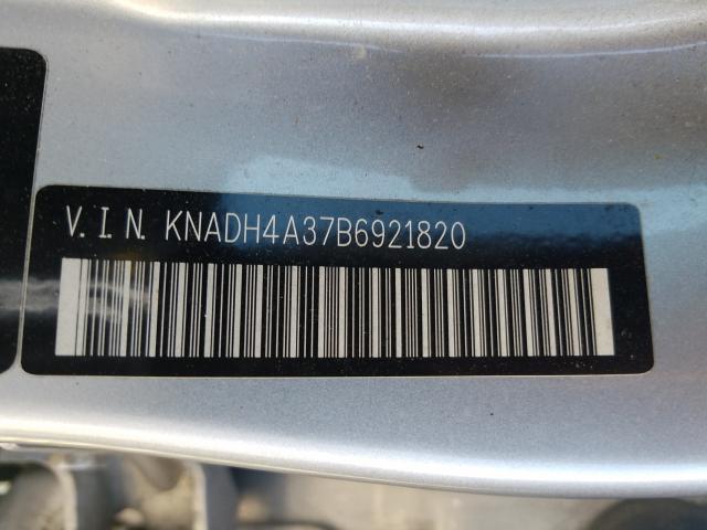 Photo 9 VIN: KNADH4A37B6921820 - KIA RIO BASE 