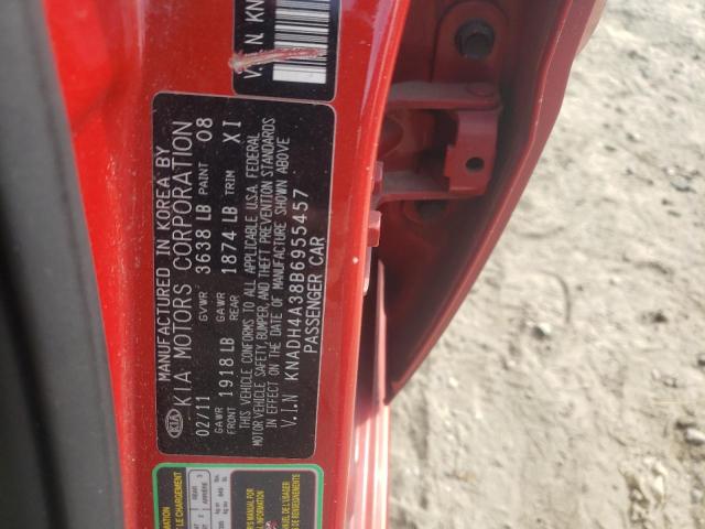 Photo 11 VIN: KNADH4A38B6955457 - KIA RIO 