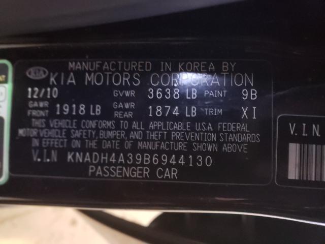 Photo 9 VIN: KNADH4A39B6944130 - KIA RIO BASE 