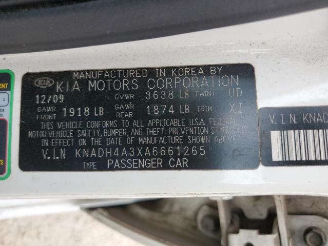 Photo 11 VIN: KNADH4A3XA6661265 - KIA RIO LX 