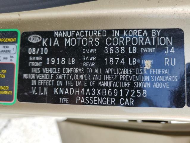 Photo 11 VIN: KNADH4A3XB6917258 - KIA RIO 