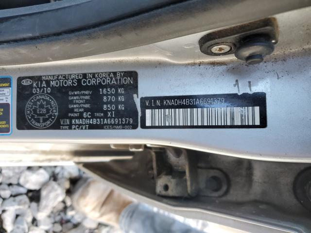 Photo 9 VIN: KNADH4B31A6691379 - KIA RIO LX 