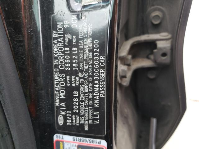 Photo 9 VIN: KNADM4A30C6033200 - KIA RIO LX 