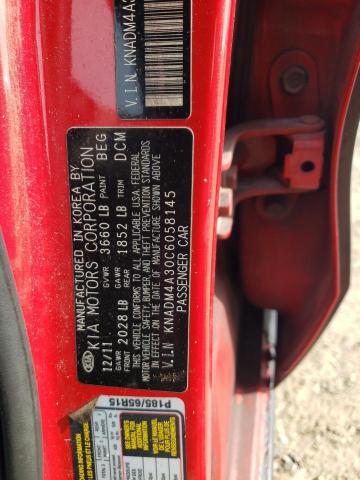 Photo 12 VIN: KNADM4A30C6058145 - KIA RIO LX 