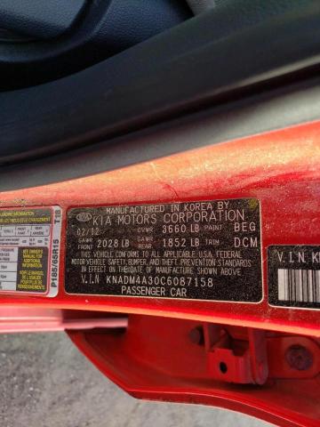 Photo 11 VIN: KNADM4A30C6087158 - KIA RIO LX 