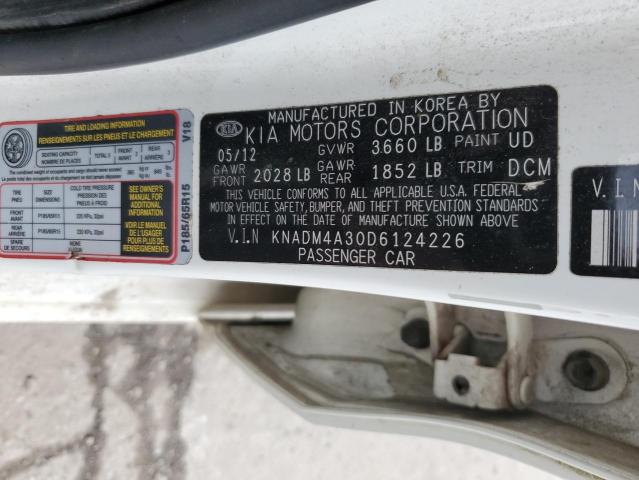 Photo 11 VIN: KNADM4A30D6124226 - KIA RIO LX 