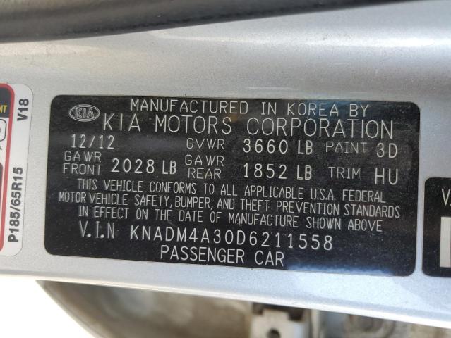 Photo 11 VIN: KNADM4A30D6211558 - KIA RIO LX 