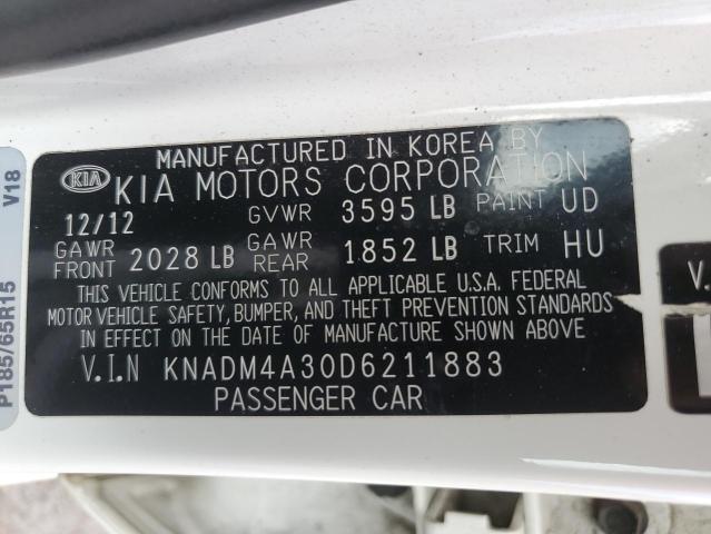 Photo 11 VIN: KNADM4A30D6211883 - KIA RIO LX 