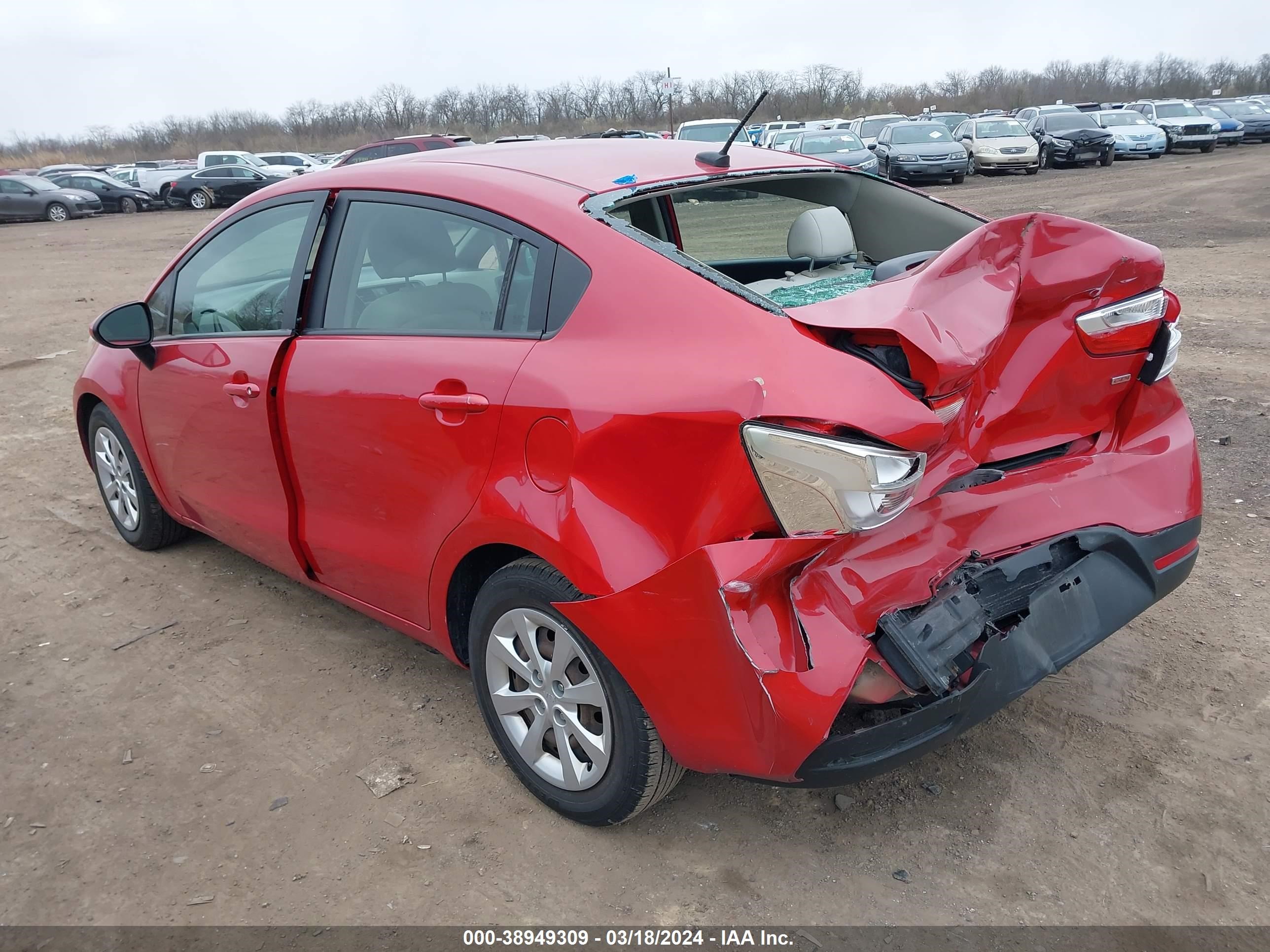 Photo 2 VIN: KNADM4A30D6231311 - KIA RIO 