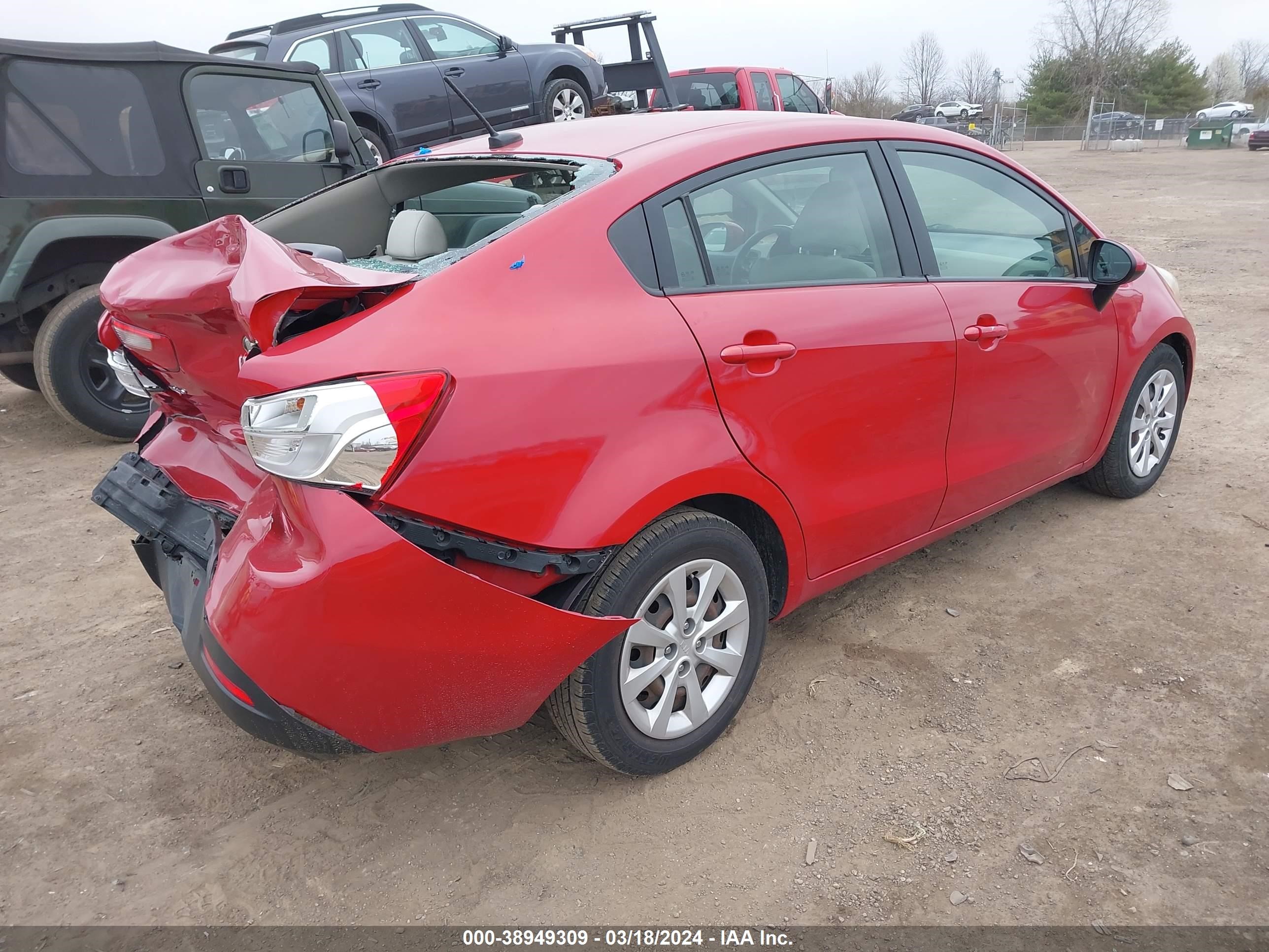 Photo 3 VIN: KNADM4A30D6231311 - KIA RIO 